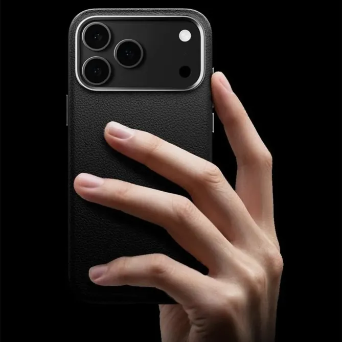 Coque iPhone 17 Pro Max à Accents Métalliques | LUX-FRAME