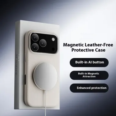 Coque iPhone 17 Pro Max à Accents Métalliques | LUX-FRAME Blanc - photo 11