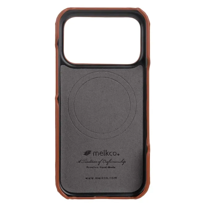 Coque iPhone 17 Pro Max en Cuir Véritable MagSafe