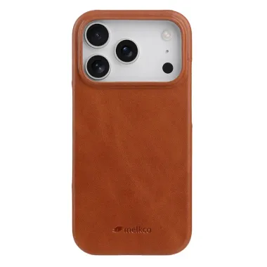 Coque iPhone 17 Pro Max en Cuir Véritable MagSafe