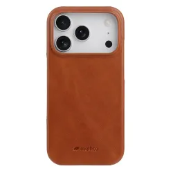 Coque iPhone 17 Pro Max en Cuir Véritable MagSafe