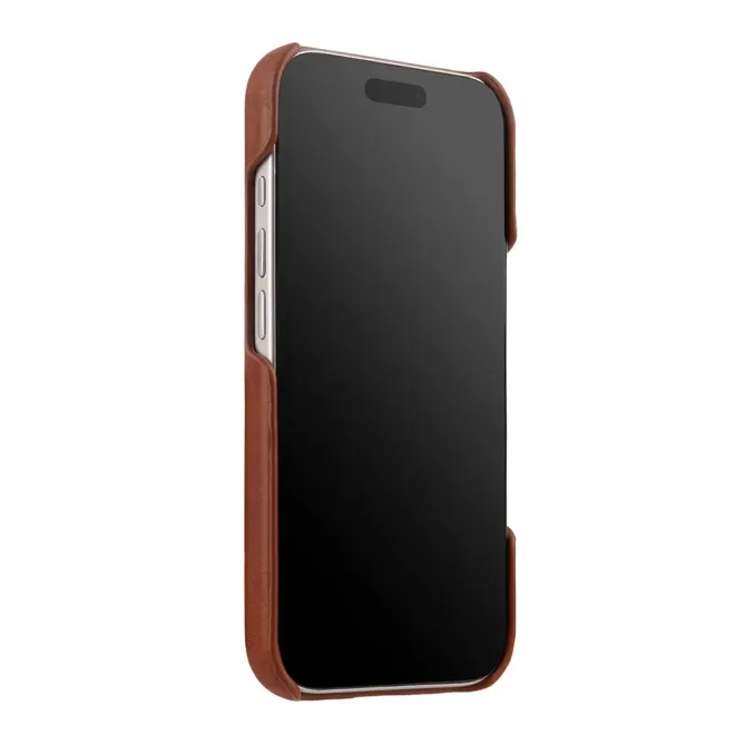Coque iPhone 17 Pro Max en Cuir Véritable MagSafe