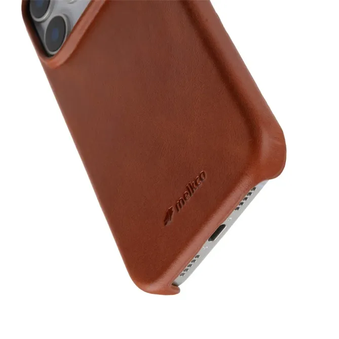 Coque iPhone 17 Pro Max en Cuir Véritable MagSafe
