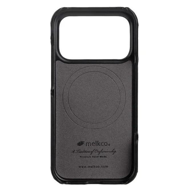 Coque iPhone 17 Pro Max en Cuir Véritable MagSafe