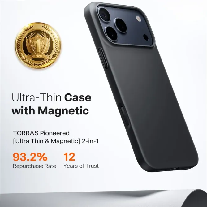 Coque iPhone 17 Pro Max à Profil Épuré MagSafe