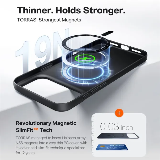 Coque iPhone 17 Pro Max à Profil Épuré MagSafe