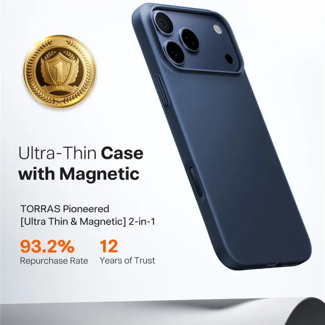 Coque iPhone 17 Pro Max à Profil Épuré MagSafe