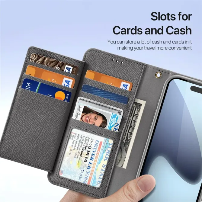 Housse iPhone 17 Pro Max 2-en-1 en Cuir Zippé | LAWA