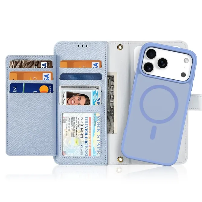 Housse iPhone 17 Pro Max 2-en-1 en Cuir Zippé | LAWA