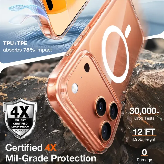 Coque iPhone 17 Pro Max à Fini Mat Antichoc | X-SHOCK