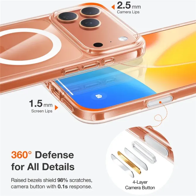 Coque iPhone 17 Pro Max à Fini Mat Antichoc | X-SHOCK