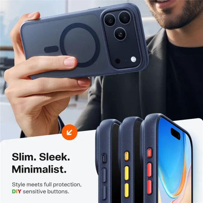 Coque iPhone 17 Pro Max à Fini Mat Antichoc | X-SHOCK
