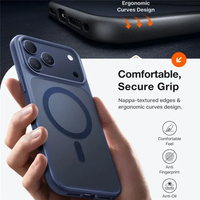 Coque iPhone 17 Pro Max à Fini Mat Antichoc | X-SHOCK