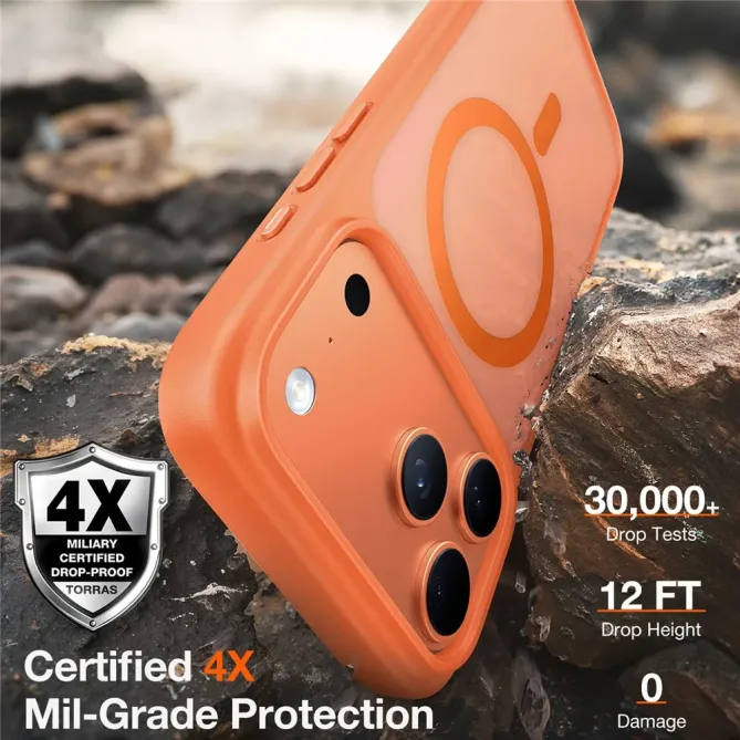 Coque iPhone 17 Pro Max à Fini Mat Antichoc | X-SHOCK