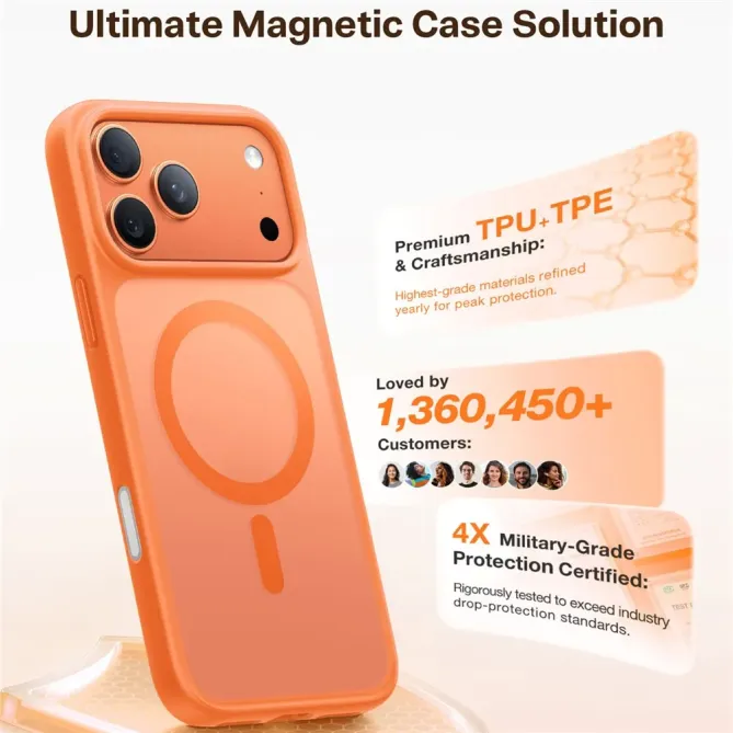 Coque iPhone 17 Pro Max à Fini Mat Antichoc | X-SHOCK