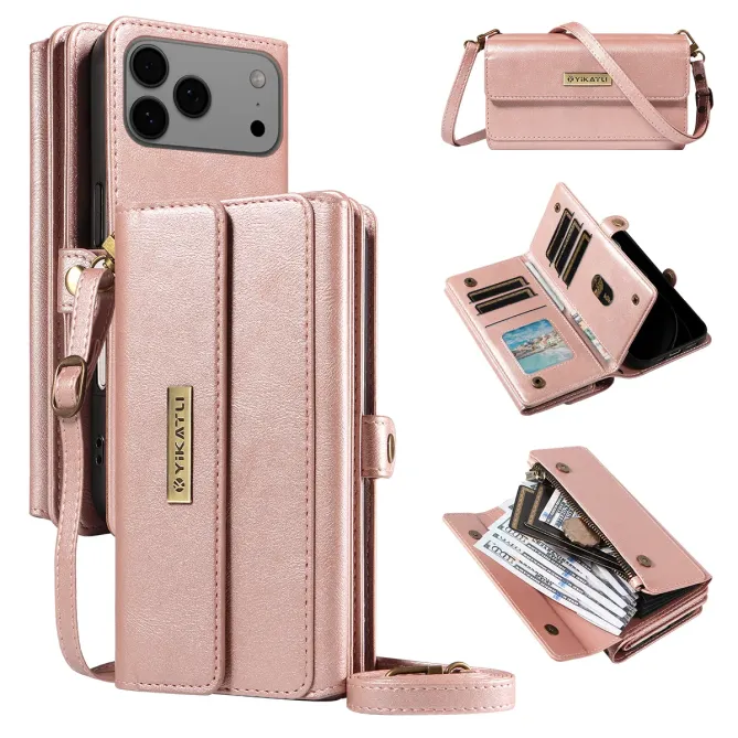 Housse Portefeuille à Bandoulière pour iPhone 17 Pro Max | Organizer