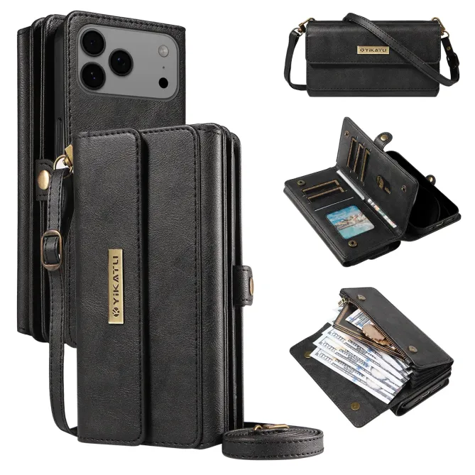 Housse Portefeuille à Bandoulière pour iPhone 17 Pro Max | Organizer