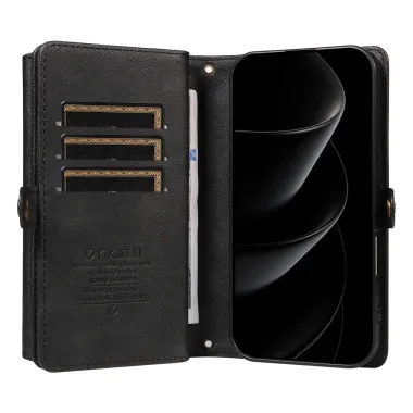 Housse Portefeuille à Bandoulière pour iPhone 17 Pro Max | Organizer Noir - photo 10