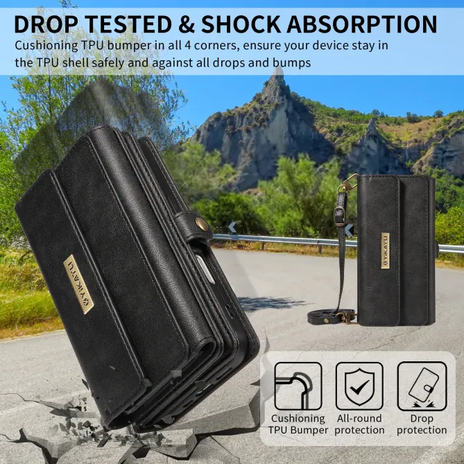 Housse Portefeuille à Bandoulière pour iPhone 17 Pro Max | Organizer