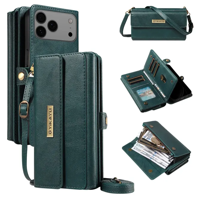Housse Portefeuille à Bandoulière pour iPhone 17 Pro Max | Organizer