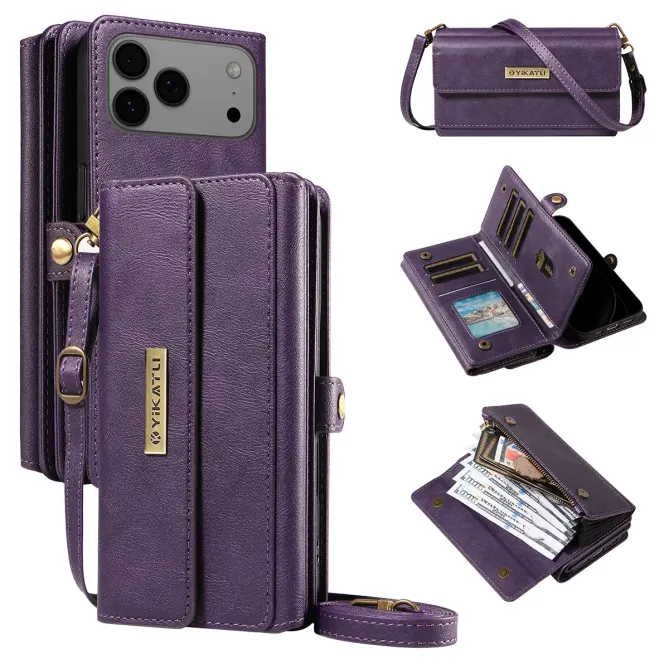 Housse Portefeuille à Bandoulière pour iPhone 17 Pro Max | Organizer