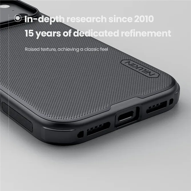 Coque iPhone 17 Pro Max Nillkin Rigide Givré Compatible MagSafe