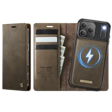 Housse Portefeuille Détachable iPhone 17 Pro Max MagSafe