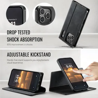 Housse Portefeuille Détachable iPhone 17 Pro Max MagSafe Noir - photo 11