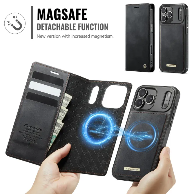 Housse Portefeuille Détachable iPhone 17 Pro Max MagSafe