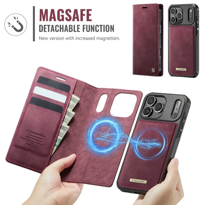 Housse Portefeuille Détachable iPhone 17 Pro Max MagSafe