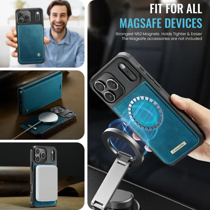Housse Portefeuille Détachable iPhone 17 Pro Max MagSafe