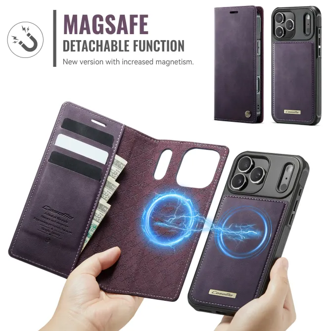 Housse Portefeuille Détachable iPhone 17 Pro Max MagSafe
