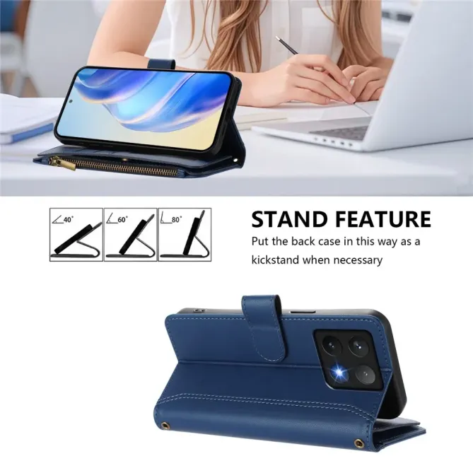 Housse Xiaomi 14T Portefeuille 9 Cartes et Zip