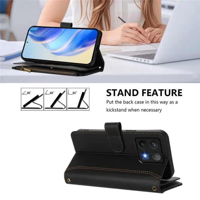 Housse Xiaomi 14T Portefeuille 9 Cartes et Zip