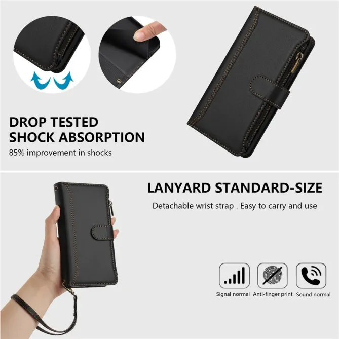 Housse Xiaomi 14T Portefeuille 9 Cartes et Zip