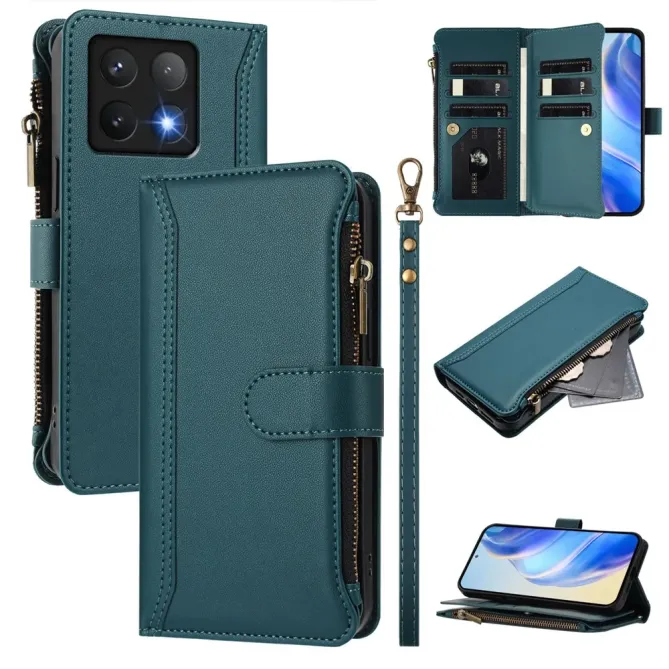 Housse Xiaomi 14T Portefeuille 9 Cartes et Zip