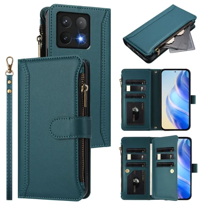 Housse Xiaomi 14T Portefeuille 9 Cartes et Zip