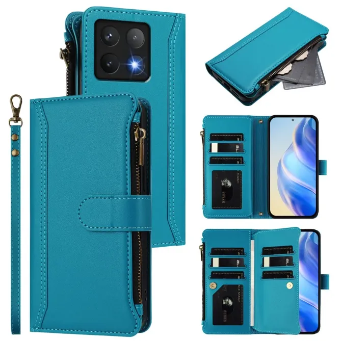 Housse Xiaomi 14T Portefeuille 9 Cartes et Zip