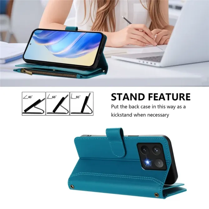 Housse Xiaomi 14T Portefeuille 9 Cartes et Zip