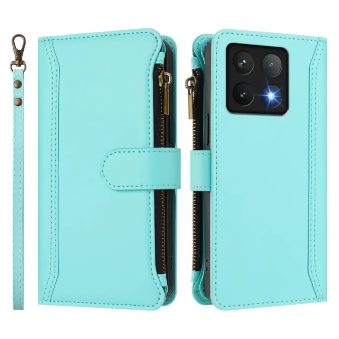 Housse Xiaomi 14T Portefeuille 9 Cartes et Zip