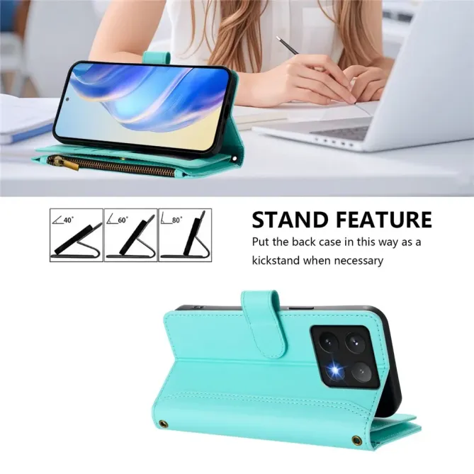 Housse Xiaomi 14T Portefeuille 9 Cartes et Zip
