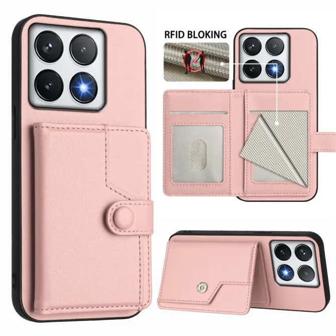 Coque Xiaomi 14T avec Portefeuille Anti-RFID