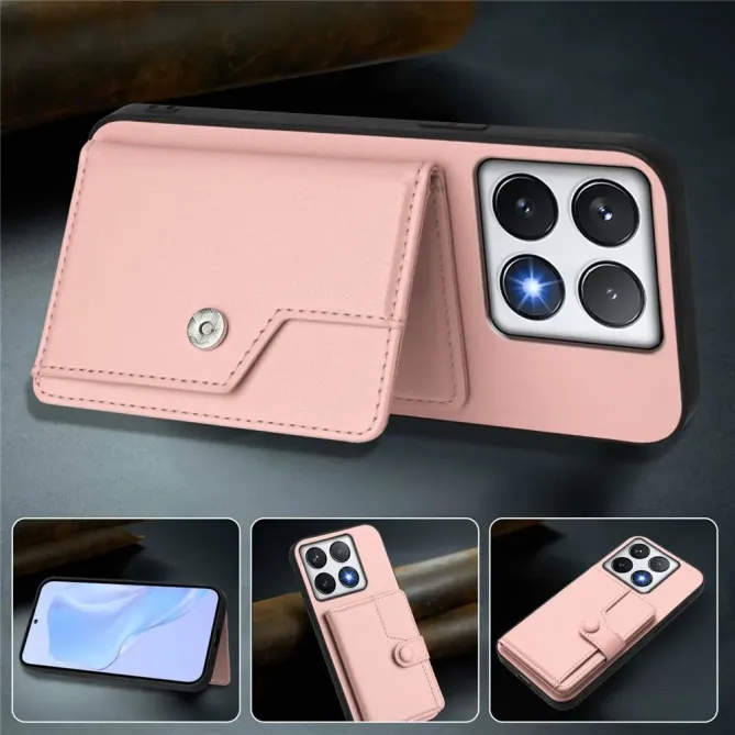 Coque Xiaomi 14T avec Portefeuille Anti-RFID