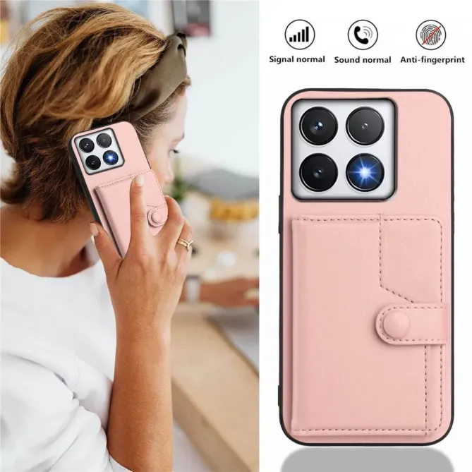 Coque Xiaomi 14T avec Portefeuille Anti-RFID