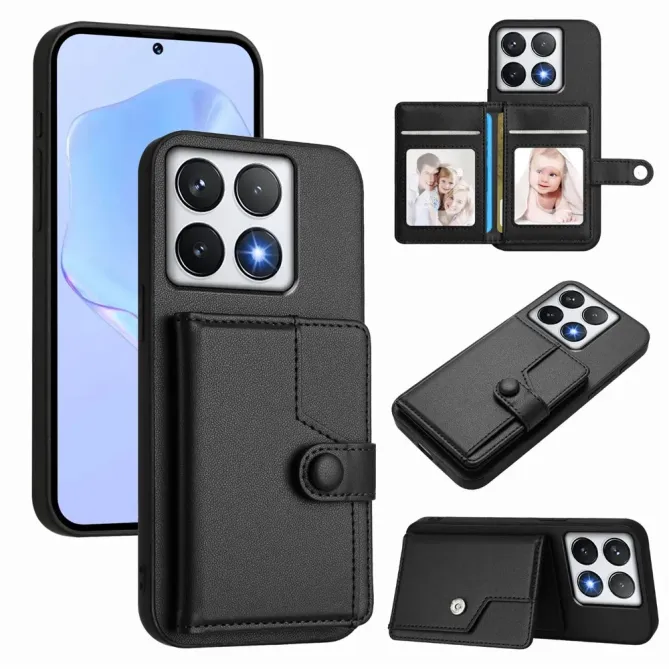 Coque Xiaomi 14T avec Portefeuille Anti-RFID