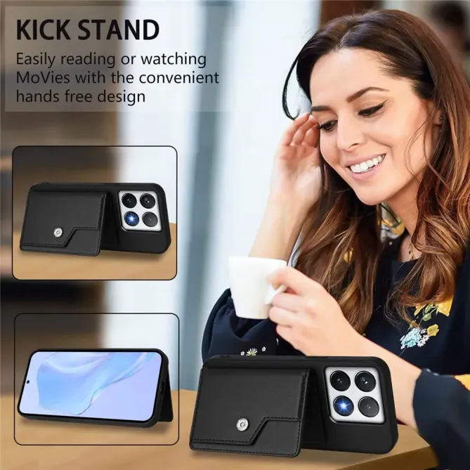 Coque Xiaomi 14T avec Portefeuille Anti-RFID