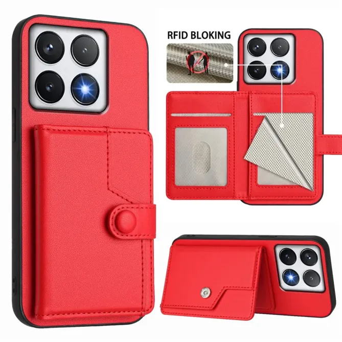 Coque Xiaomi 14T avec Portefeuille Anti-RFID