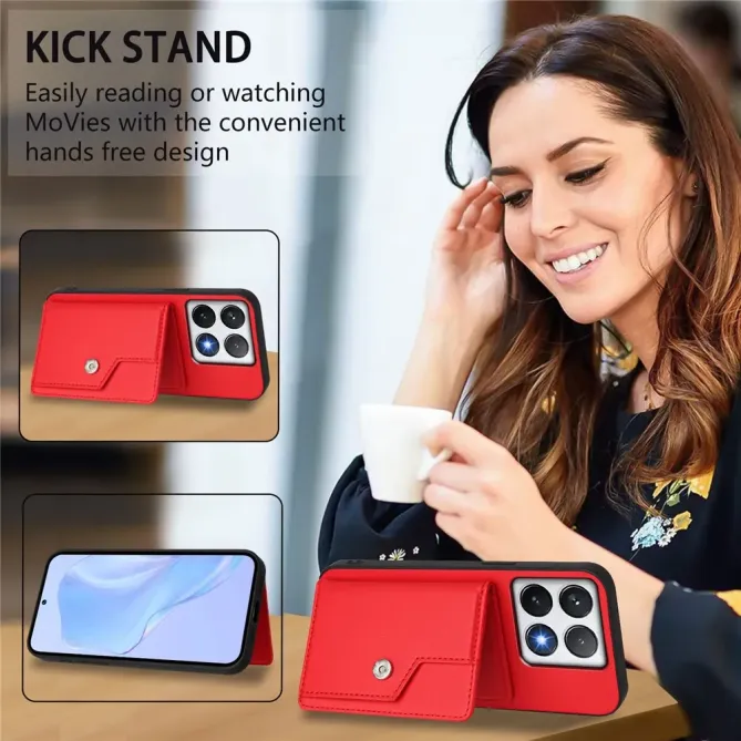 Coque Xiaomi 14T avec Portefeuille Anti-RFID