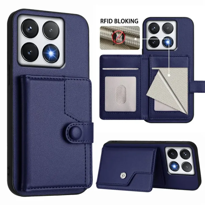Coque Xiaomi 14T avec Portefeuille Anti-RFID