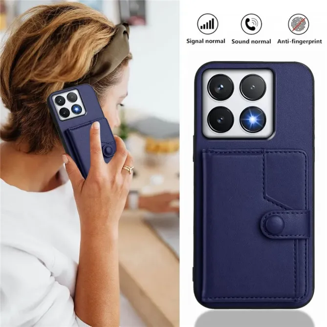 Coque Xiaomi 14T avec Portefeuille Anti-RFID